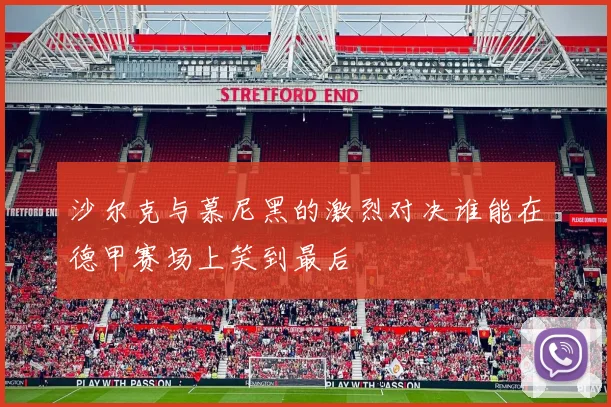沙尔克与慕尼黑的激烈对决谁能在德甲赛场上笑到最后